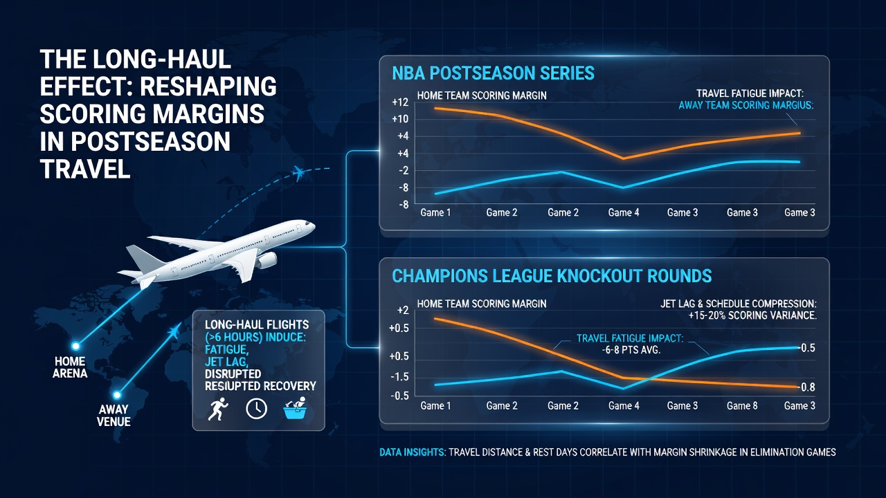 Champions League team arriving after long-haul flight before knockout match